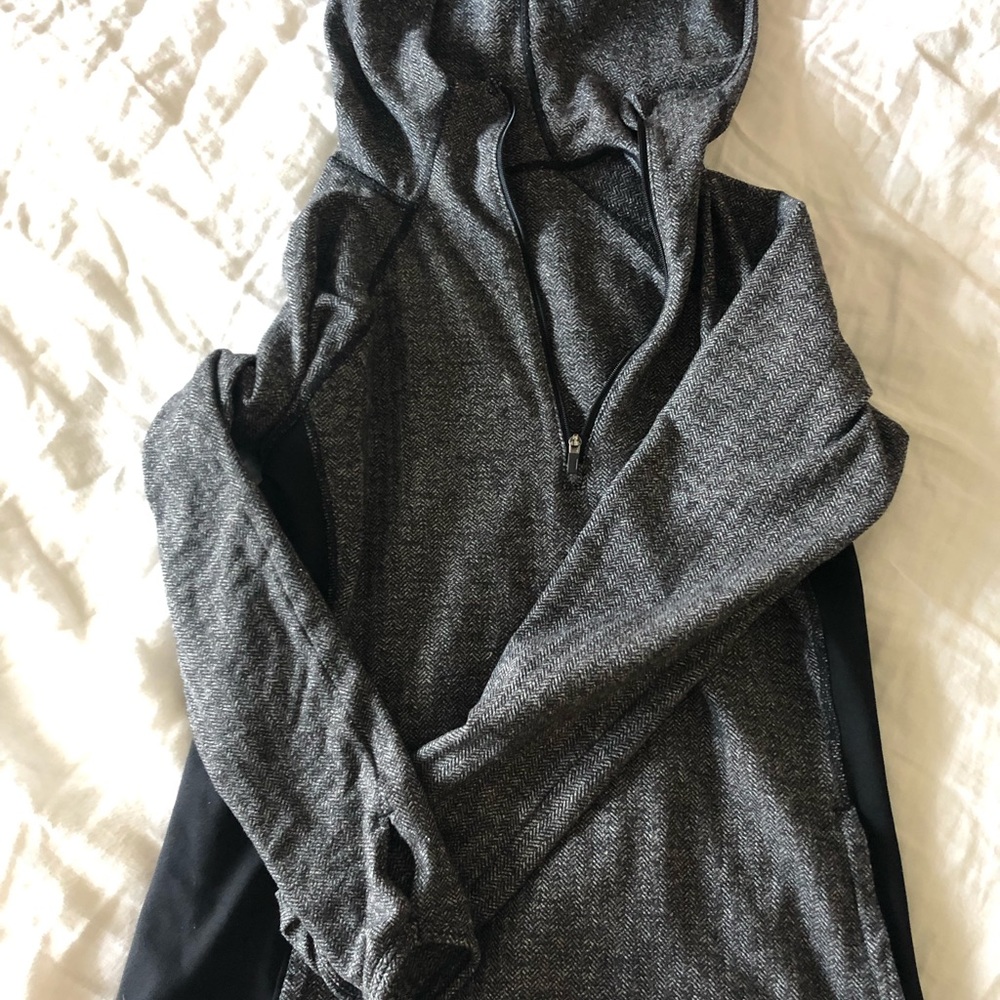 Lucy Pullover Herringbone Sweatshirt Size Medium